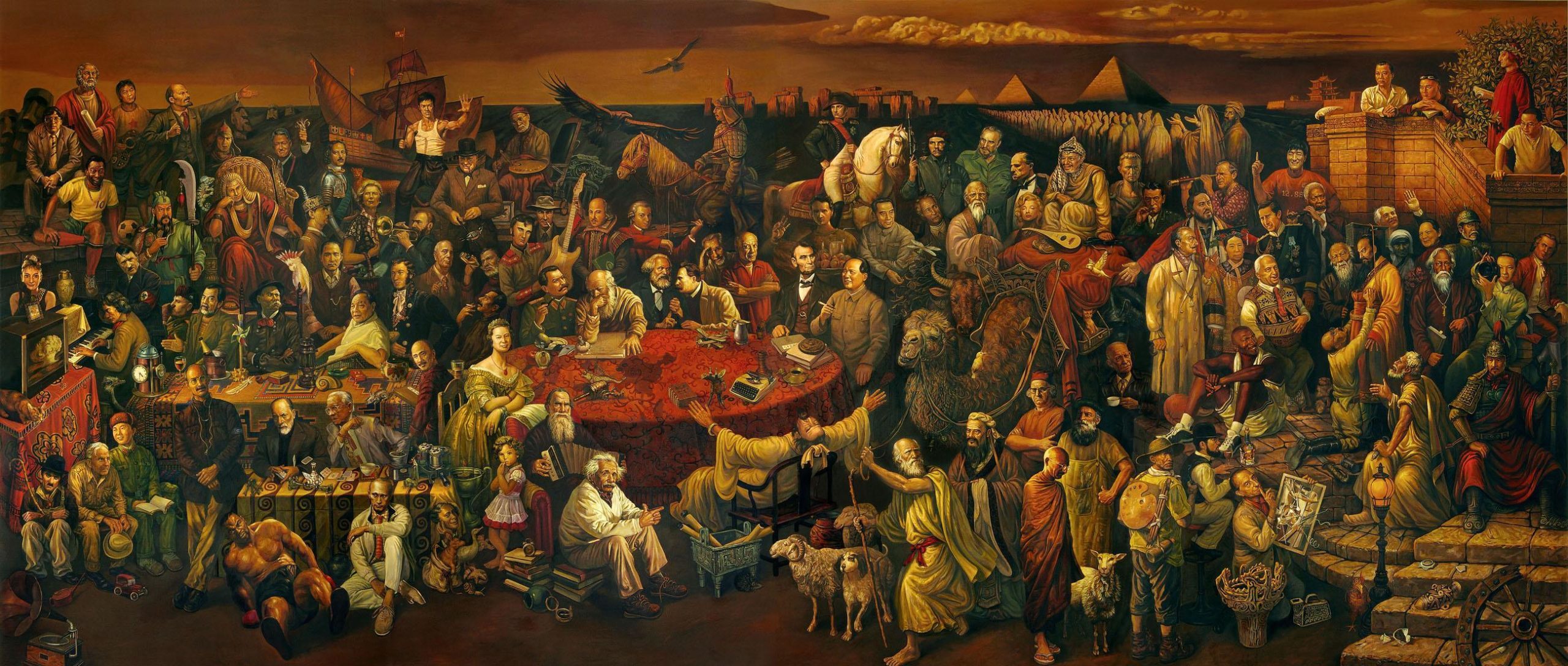 Discussing the Divine Comedy with Dante - Influential Picture